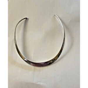 Vintage Taxco TP-45 Mexico Sterling Silver 925 Choker Collar Necklace